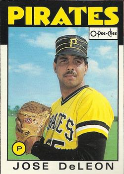 1986 O-Pee-Chee Baseball Cards 075      Jose DeLeon
